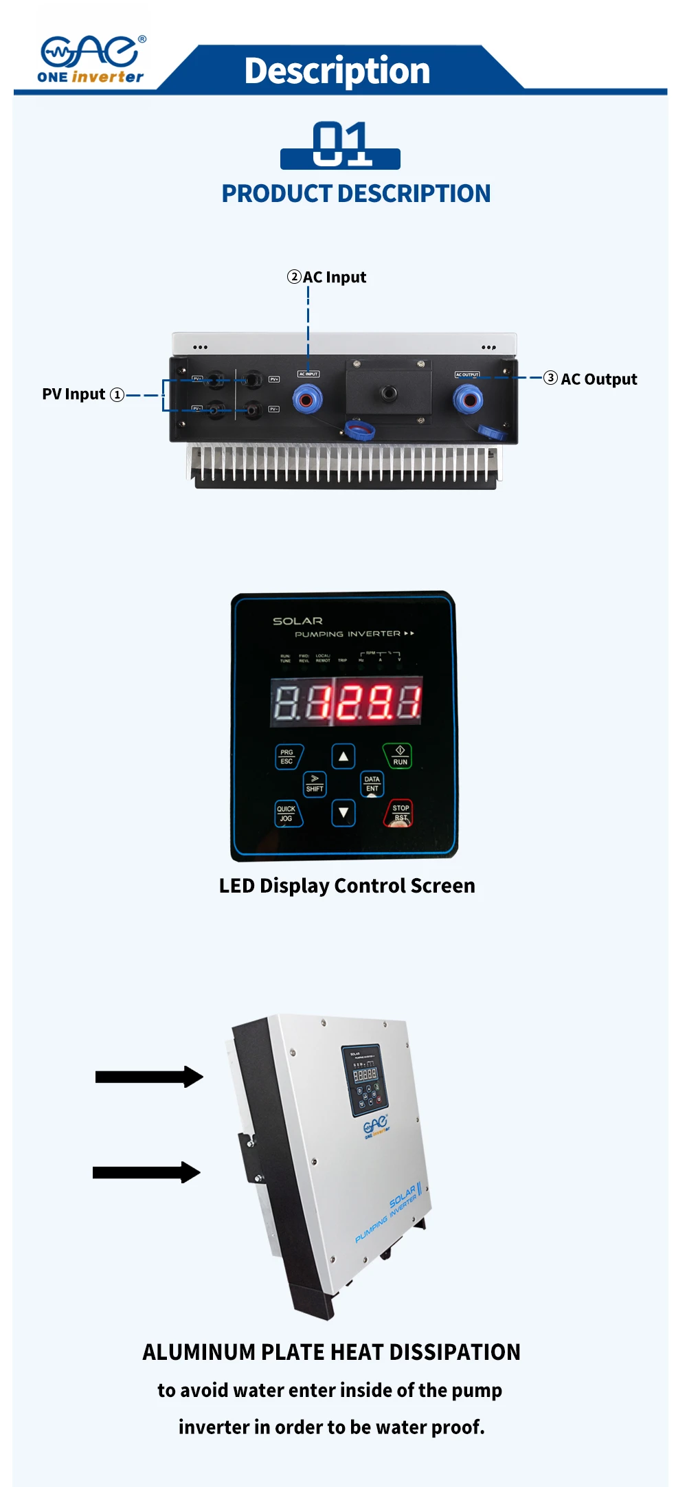 220VAC Water Pump Inverter 220VAC Water Pump Inverter
